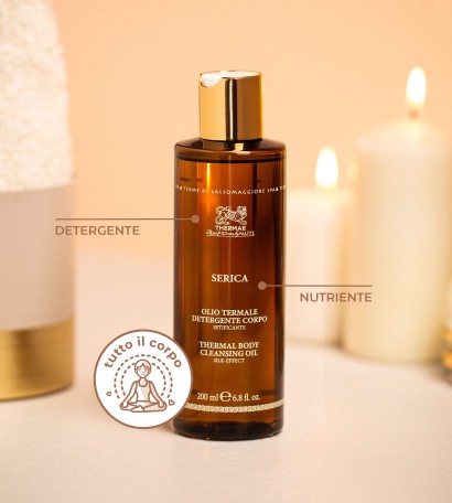 Thermae Il Tempio della Salute Moisturising thermal water body cleansing oil